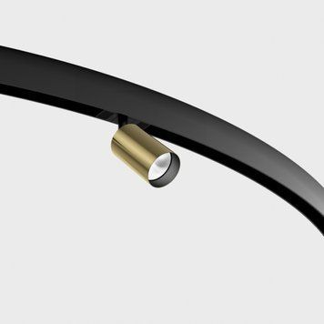 IN_RING TUB M A 90, D52mm, H90mm, LED 10.8W, 4000К, латунь/чёрный (09.0591.13.940.BR/BK) 2750 фото