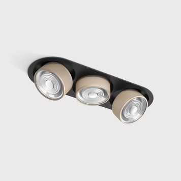 SOL IN MINI X3, L301mm, W111mm, H50mm, LED 3x7W, 4000K, чёрный/sahara beige (01.7523.21.940.BK/SBG) 3515 фото