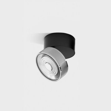 SOL SURF, D95mm, H78mm, LED 14W 4000K, чёрный/хром (02.9533.14.940.BK/CRG) 2928 фото