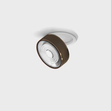 Світильник LTX SOL IN, D95mm, H33mm, LED 14W 3000K, білий/мідь (01.9533.14.930.WH/CPG) 2869 фото