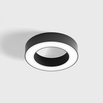 Накладний світильник LTX RING S, D250mm, H50mm, LED 14W, 3000К, чорний (02.2500.14.930.BK) 00-00050537 фото