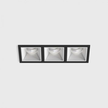 Вбудований світильник LTX CELL 3, L255mm, W90mm, H82mm, LED 3 x 9W, 3000К, білий/чорний (01.20F3.30.930.BK) 41316 фото