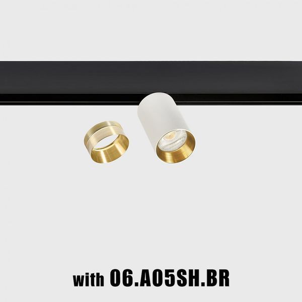Світильник LTX для трекових систем IN_LINE TUB M A 90, D52mm, H90mm, LED 10.8W, 3000К, білий/білий (06.0591.14.930.WHW) 06.0591.14.930.WHW фото