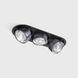 SOL IN MINI X3, L301mm, W111mm, H50mm, LED 3x7W, 4000K, чёрный/diamond black (01.7523.21.940.BK/DBG) 3513 фото 1