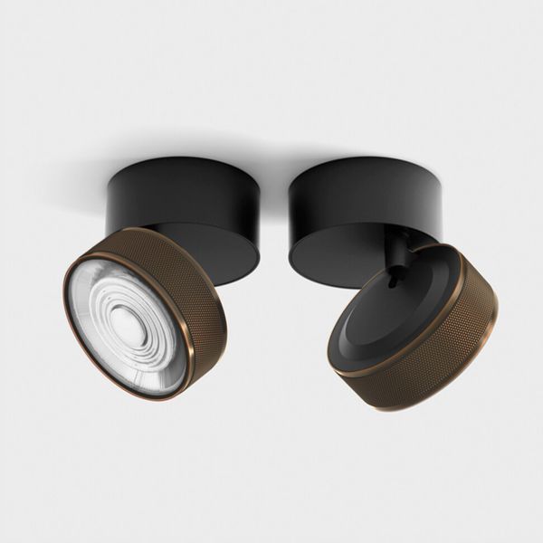 SOL SURF, D95mm, H78mm, LED 14W 4000K, чёрный/медь (02.9533.14.940.BK/CPG) 2926 фото
