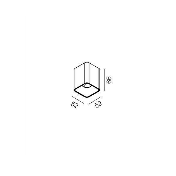 GHOST, D52mm, H66mm, LED 8W, 4000К, латунь (02.0652.8.940.BR) 3848 фото