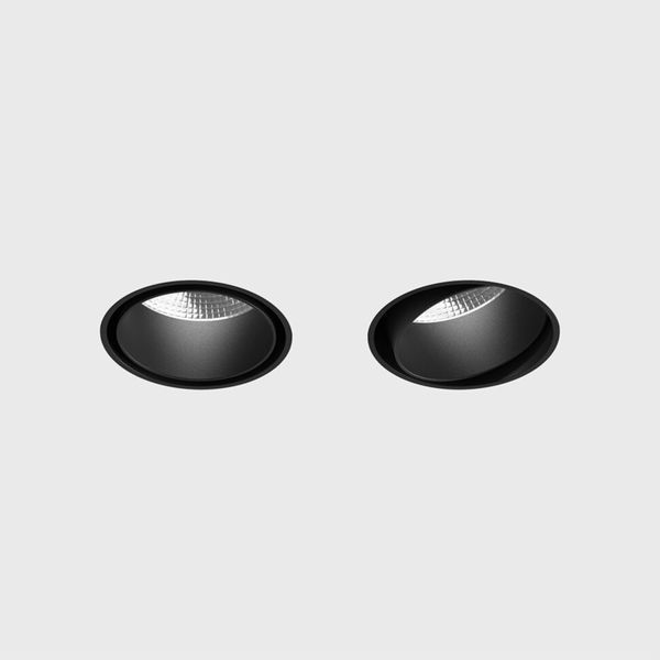Вбудований світильник LTX TUB M R, D60mm, H65mm, LED 11W 4000K, IP20, чорний (01.0598.11.940.BK) 01.0598.11.940.BK фото