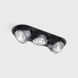 Світильник LTX SOL IN MINI X3, L301mm, W111mm, H50mm, LED 3x7W, 4000K, чорний/diamond black (01.7523.21.940.BK/DB) 3511 фото 1