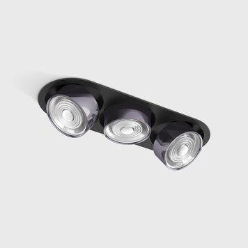SOL IN MINI X3, L301mm, W111mm, H50mm, LED 3x7W, 3000K, чёрный/diamond black (01.7523.21.930.BK/DB) 3510 фото
