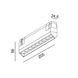 IN_LINE WALL WASHER 205 DALI 4x, L205mm, W24.5mm, H59mm, LED 10W, 3000К, чёрный (06.2055.10.930.BK.DALI.4x) 3950 фото 2