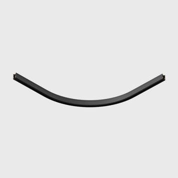 Світильник LTX для трекових систем Радіальний накладний кут PICO_LINE ARC S, R150mm, 250x250mm, H15mm, чорний (16.SC15.BK) 3682 фото
