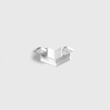 З'єднувач накладний L-подібний MINI_LINE42 CORNER S HR, L33mm, W33mm, H13.5mm, білий (07.S90HR.WH) 07.S90HR.WH фото