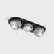 Світильник LTX SOL IN MINI X3, L301mm, W111mm, H50mm, LED 3x7W, 4000K, чорний/хром (01.7523.21.940.BK/CRG) 3509 фото 1