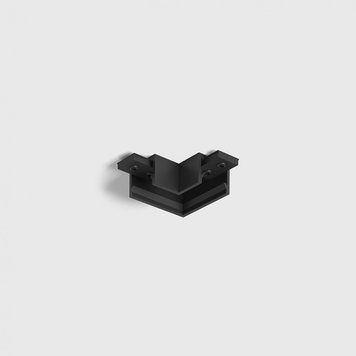 З'єднувач накладний L-подібний MINI_LINE42 CORNER S HR, L33mm, W33mm, H13.5mm, чорний (07.S90HR.BK) 07.S90HR.BK фото