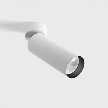 Накладний світильник LTX TUB M SA 140, D52mm, H180mm, LED 13W, 3000К, білий (02.0514.13.930.WH) 00-00050520 фото