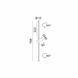 Світильник LTX STRAW, H766mm, D15mm, sp90mm, LED 6W, 3000К, 48V, чорний (10.1576.6.930.BK) 3576 фото 2