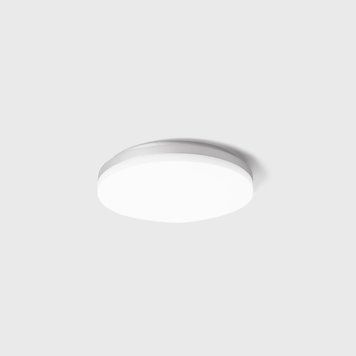 Світильник накладний FLAT R1, D220mm, h55mm, LED 15W/10W, 3000K/4000K, IP54, білий (02.2255.15.930/940.WH) 2497 фото