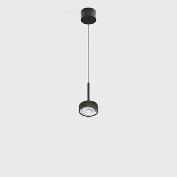 Світильник LTX SOL MINI P, D75мм, H135мм, 7W LED, 24&ordm;, 4000K, IP20, чорний/бронза (03.7530.7.940.BK/BZG) 3241 фото