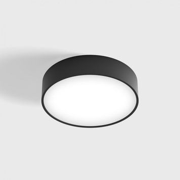 Накладний світильник LTX DISK S, D260mm, H60mm, LED 25W, 3000К, чорний (02.2600.25.930.BK) 00-00050542 фото