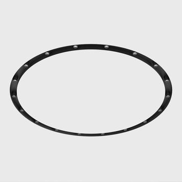 Світильник LTX ORBITA L, D900mm, H50mm, LED 36W 3000K, білий/чорний (01.4990.43.930.BK) 3147 фото