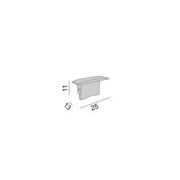 Комплект заглушек для PROFILE MINI TRIM, 2 шт (12.2513.EC) 12.2513.EC фото