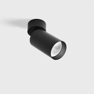 Накладний світильник LTX TUB M SA 90, D52mm, H140mm, LED 9W, 3000К, чорний (02.0591.9.930.BK) 00-00050516 фото