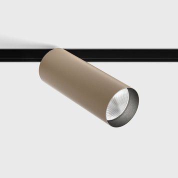 Світильник LTX для трекових систем IN_RING TUB MA 140, D52mm, H140mm, LED 19W, 4000К, sahara beige/чорний (09.0514.19.940.SB/BK) 3626 фото