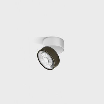 Світильник LTX SOL SURF MINI, D75мм, H70мм, LED 7W, 3000K, білий/бронза (02.7526.7.930.WH/BZG) 2915 фото