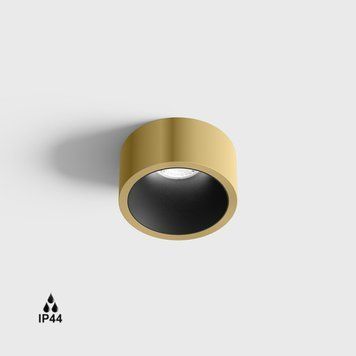 Світильник LTX INVISIBLE MINI OUT, D55mm, H58mm, LED 6.3W, 4000K, латунь/чорний (01.2203.7.940.BR/BK) 3401 фото