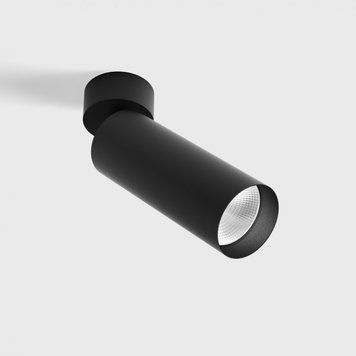 Накладний світильник LTX TUB M SA 140, D52mm, H180mm, LED 13W, 3000К, чорний (02.0514.13.930.BK) 00-00050518 фото