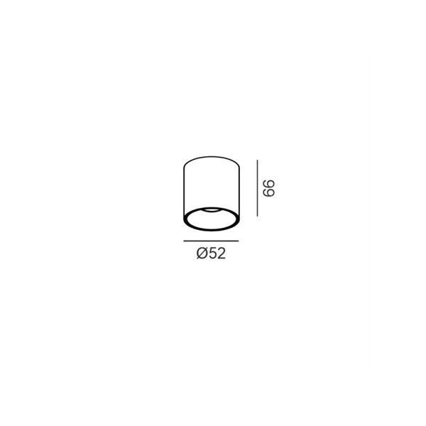 GHOST, D52mm, H66mm, LED 8W, 3000К, латунь (02.0645.8.930.BR) 3837 фото