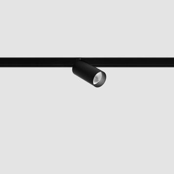 Світильник LTX для трекових систем IN_LINE TUB XS A 48, D22, H48mm, LED 2.1W, 3000К, чорний (06.0248.02.930.BK) 2491 фото
