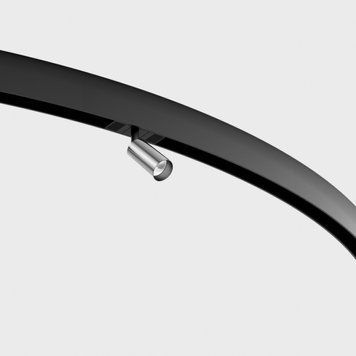 Світильник LTX для трекових систем IN_RING TUB S A 60, D30mm, H60mm, LED 5.4W, 2700К, хром/чорний (09.0361.7.927.CR/BK) 3550 фото
