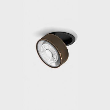 SOL IN, D95mm, H33mm, LED 14W 3000K, чёрный/медь (01.9533.14.930.BK/CPG) 2847 фото