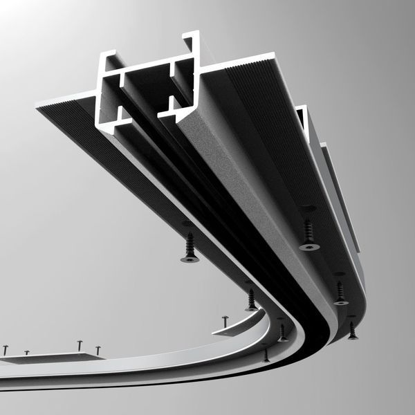 Монтажний комплект для радіусного електрокарнизу Mriya Power (MON.KOMPL.RADIAL) MON.KOMPL.RADIAL фото