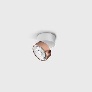SOL SURF MINI, D75mm, H70mm, LED 7W 4000K, белый/медь (02.7526.7.940.WH/CP) 2730 фото