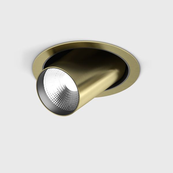 Вбудований світильник LTX TUB M OUT, D52mm, H60mm, LED 12W 3000K, латунь (01.0593.9.930.BR) 01.0593.9.930.BR фото