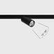 Світильник LTX для трекових систем IN_RING ZOOM S, D30мм, H60мм, LED 5.4W, 4000К, чорний (09.0369.6.940.BK) 3670 фото 1