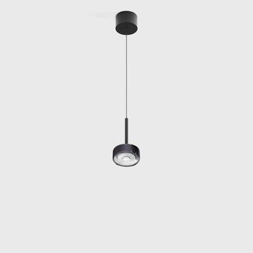 Світильник LTX SOL MINI P, D75мм, H135мм, 7W LED, 24&ordm;, 3000K, IP20, чорний/diamond black (03.7530.7.930.BK/DBG) 3282 фото