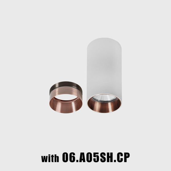 Світильник LTX TUB M S 110, D52mm, H110mm, LED 9W, 4000К, білий (02.0511.9.940.WH) 2488 фото