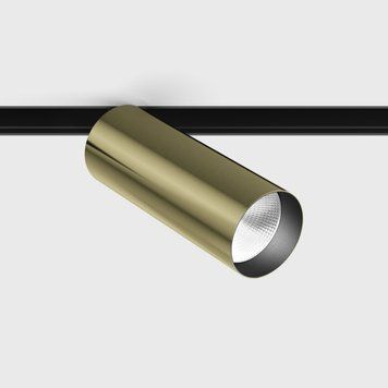 IN_LINE TUB M A 140, 2 groups, ON/OFF, D52mm, H140mm, LED 19W, 4000K, латунь/чёрный (06.0514.19.940.BR/BK.2G) 4096 фото