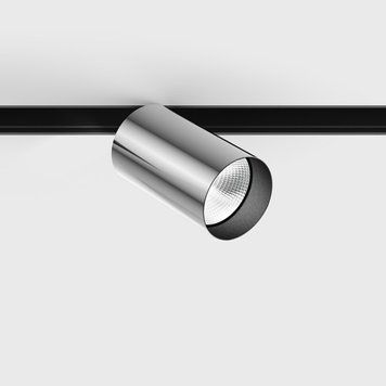 Світильник LTX для трекових систем IN_LINE TUB M A 90, D52, H90mm, LED 10.8W, 4000К, хром/чорний (06.0591.14.940.CR/BK) 3831 фото