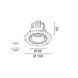 Світильник LTX TUB M R, D60мм, H65мм, LED 11W 3000K, IP20, чорний/midnight (01.0598.11.930.BK/MN) 3308 фото 2