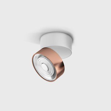 Світильник LTX SOL SURF, D95mm, H78mm, LED 14W 4000K, білий/мідь (02.9533.14.940.WH/CP) 2959 фото