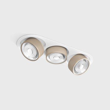 SOL IN MINI X3, L301mm, W111mm, H50mm, LED 3x7W, 4000K, белый/sahara beige (01.7523.21.940.WH/SBG) 3545 фото