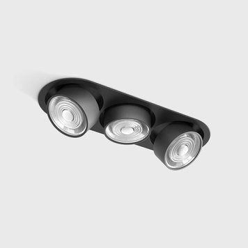 Світильник LTX SOL IN MINI X3, L301mm, W111mm, H50mm, LED 3x7W, 4000K, чорний (01.7523.21.940.BK) 3493 фото