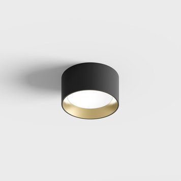 PRISMA M, D149mm, H80mm, LED 13W, 3000К, черный/латунь (02.1580.13.930.BK/BR) 3770 фото
