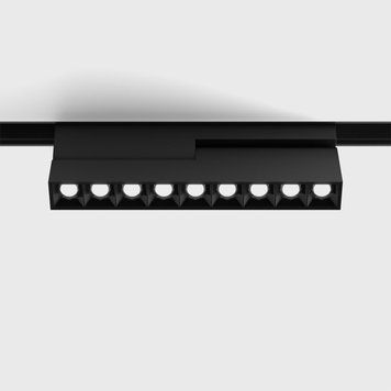 Світильник LTX для трекових систем IN_LINE COMFORT B ​​205 DALI 4x, L205mm, W24.5mm, H107mm, LED 12W, 4000К, чорний (06.2052.12.940.BK.DALI.4x) 4143 фото