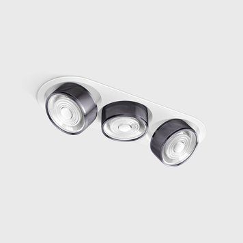 SOL IN MINI X3, L301mm, W111mm, H50mm, LED 3x7W, 3000K, белый/diamond black (01.7523.21.930.WH/DBG) 3542 фото