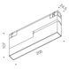 Світильник LTX для трекових систем IN_LINE LINEA B 205, L205mm, W24, 5mm, H107mm, LED 6W, 3000К, чорний (06.2053.6.930.BK) 00-00050406 фото 2